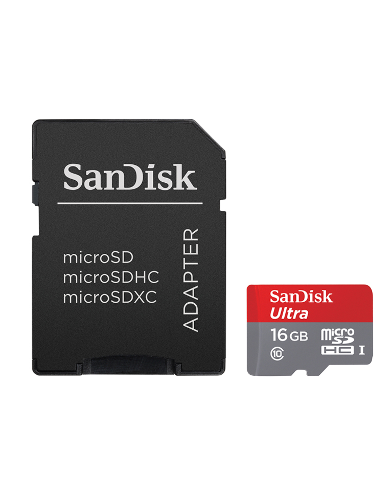 SanDisk Ultra microSD UHS-I Card with Adaptor