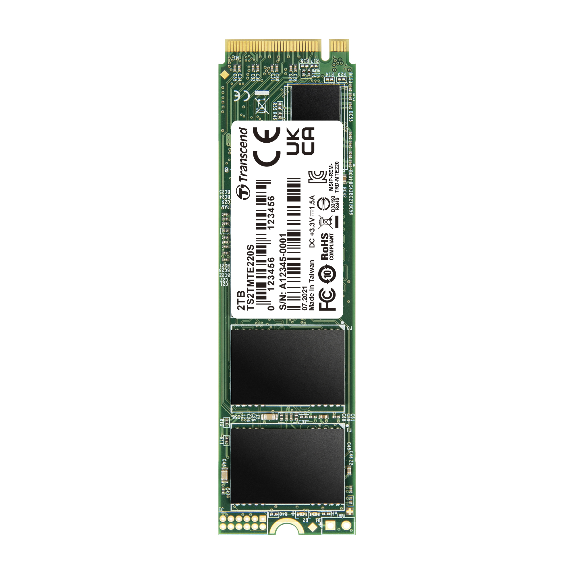 PCIe SSD 220S M.2 Solid State Drive 